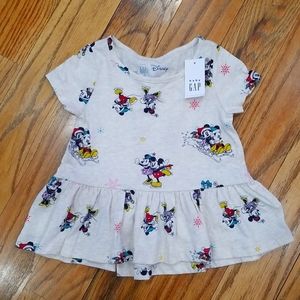 Baby Gap Mickey and Minnie Shirt